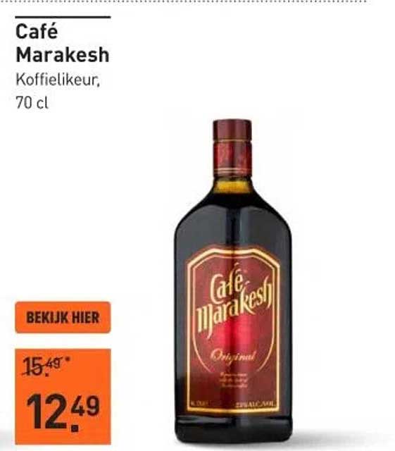 Café Marakesh Koffielikeur, 70 cl