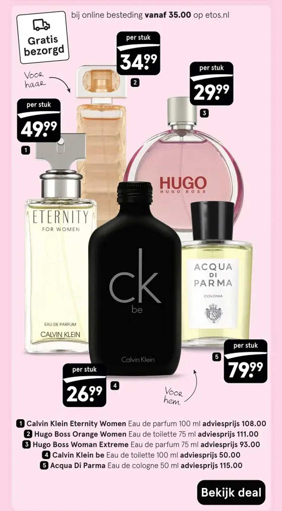 Calvin Klein Eternity Women Eau de parfum 100 ml adviesprijs 108.00