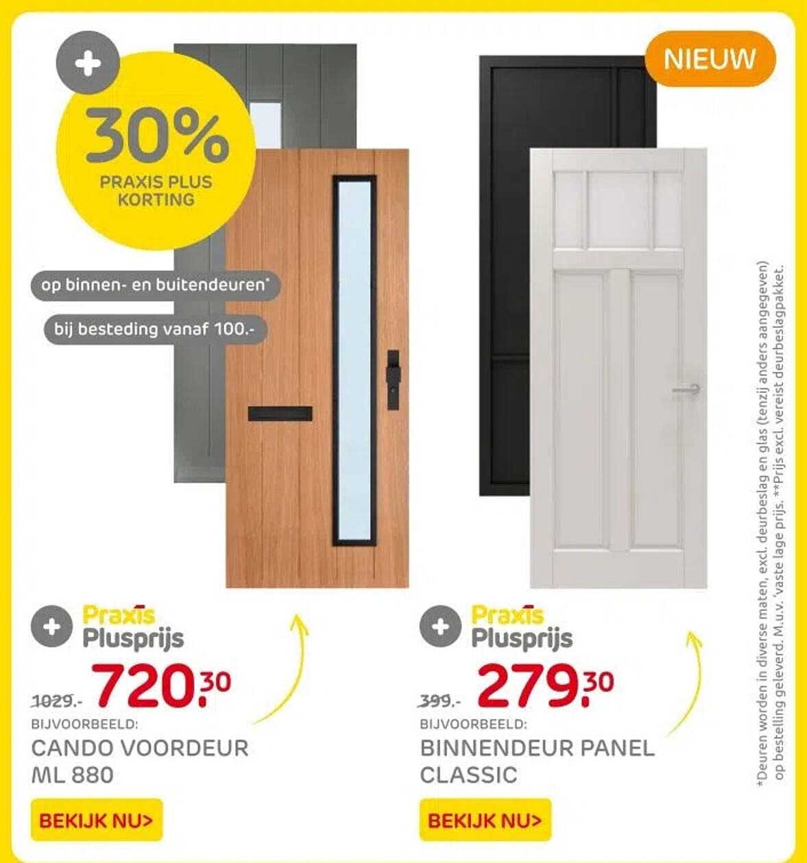 CANDO VOORDEUR ML 880 en BINNENDEUR PANEL CLASSIC