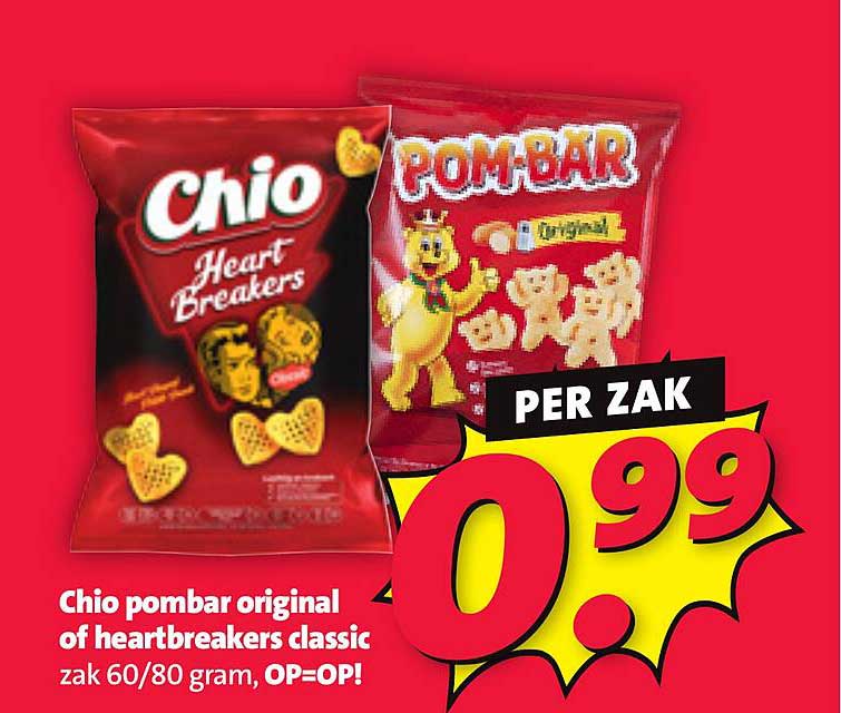 Chio pombar original of heartbreakers classic zak 60/80 gram, OP=OP!