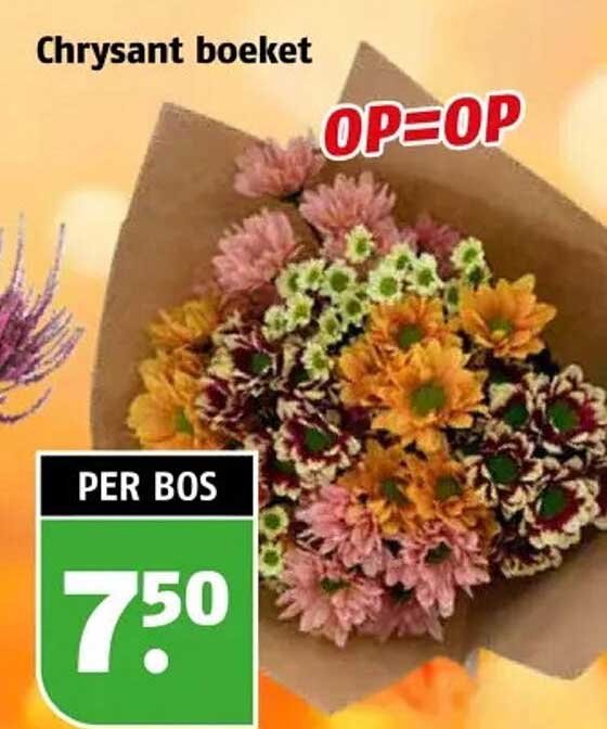 Chrysant boeket