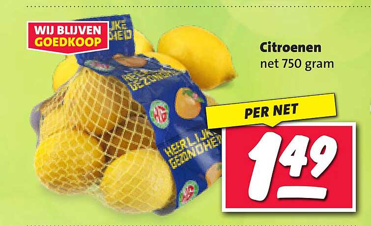 Citroenen net 750 gram