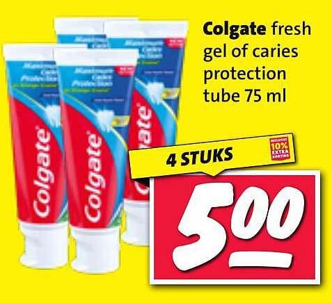 Colgate fresh gel of caries protection tube 75 ml