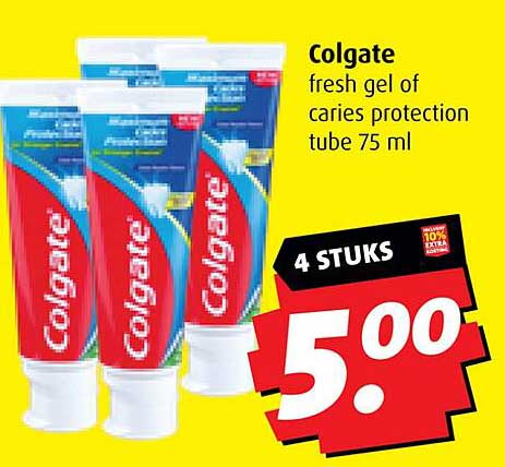 Colgate fresh gel of caries protection tube 75 ml