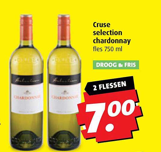 Cruse selection chardonnay fles 750 ml