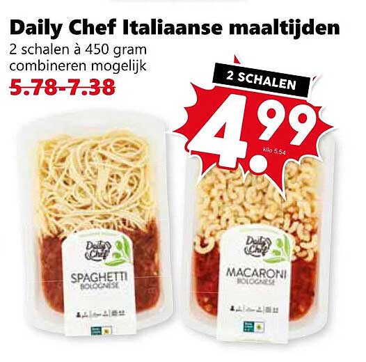 Daily Chef Italiaanse maaltijden