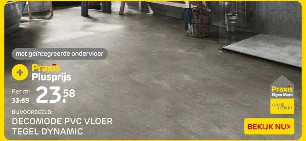 DECOMODE PVC VLOER TEGEL DYNAMIC