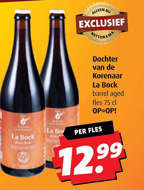 Dochter van de Korenaaar La Bock barrel aged fles 75 cl