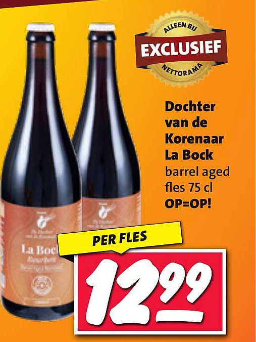 Dochter van de Korenaaar La Bock barrel aged fles 75 cl
