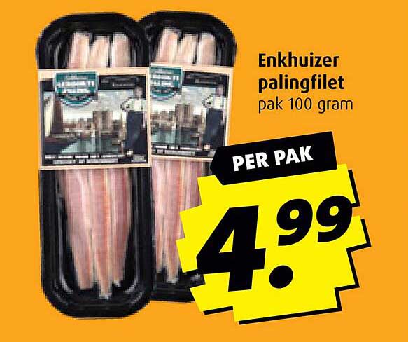 Enkhuizer palingfilet pak 100 gram