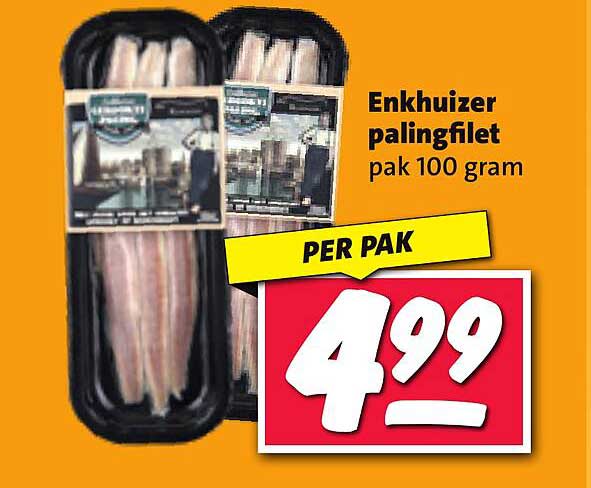 Enkhuizer palingfilet pak 100 gram