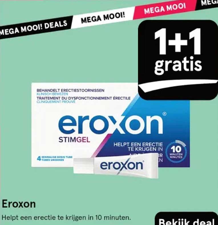 Eroxon Stimgel - Helpt een erectie te krijgen in 10 minuten
