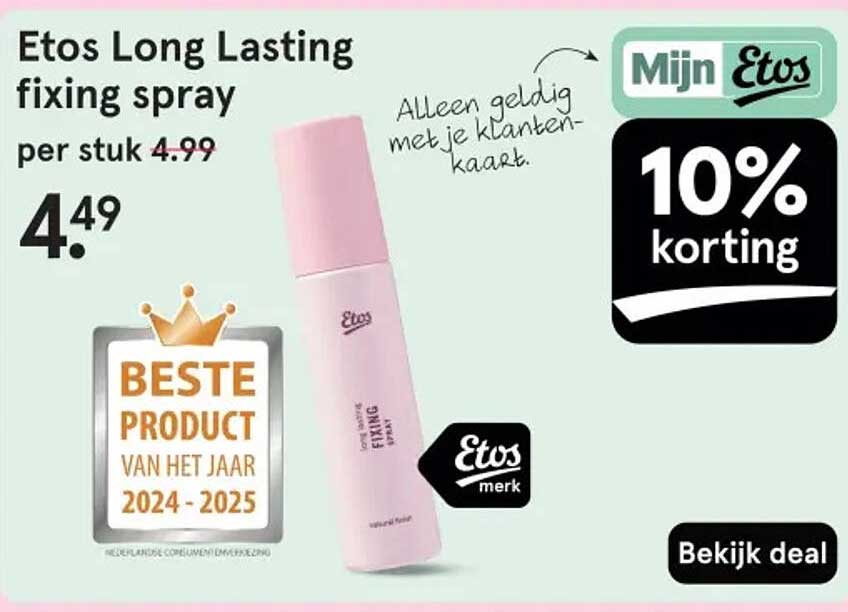 Etos Long Lasting fixing spray