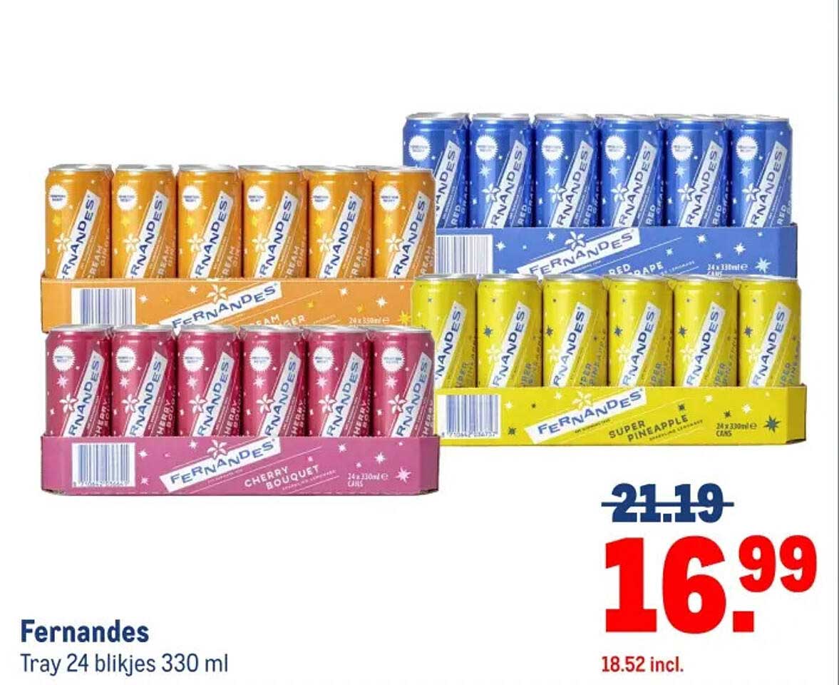 Fernandes Tray 24 blikjes 330 ml