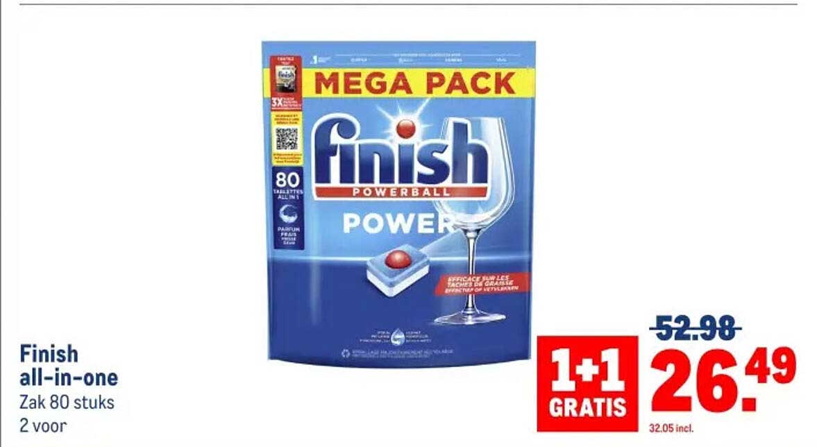 Finish all-in-one Mega Pack