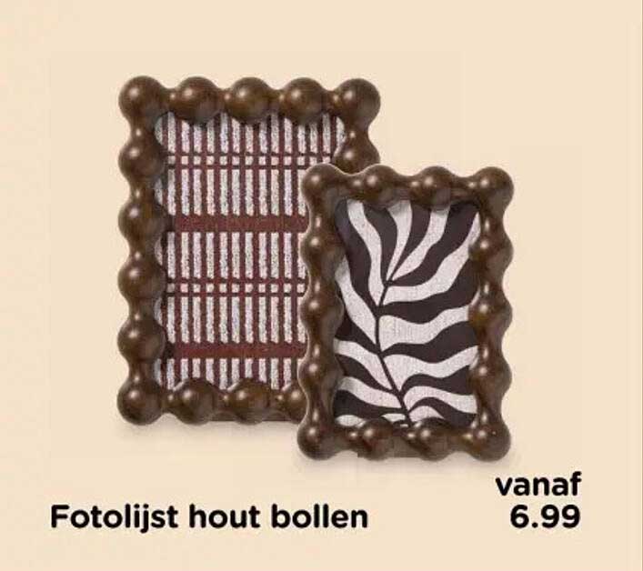 Fotolijst hout bollen