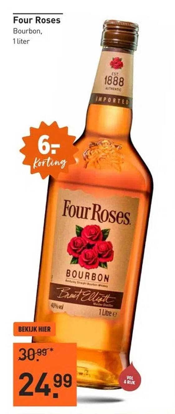 Four Roses Bourbon, 1 liter