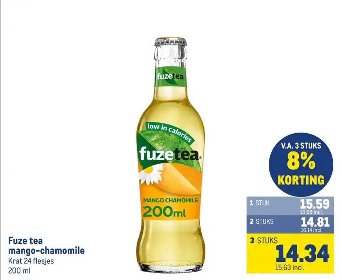Fuze tea mango-chamomile
