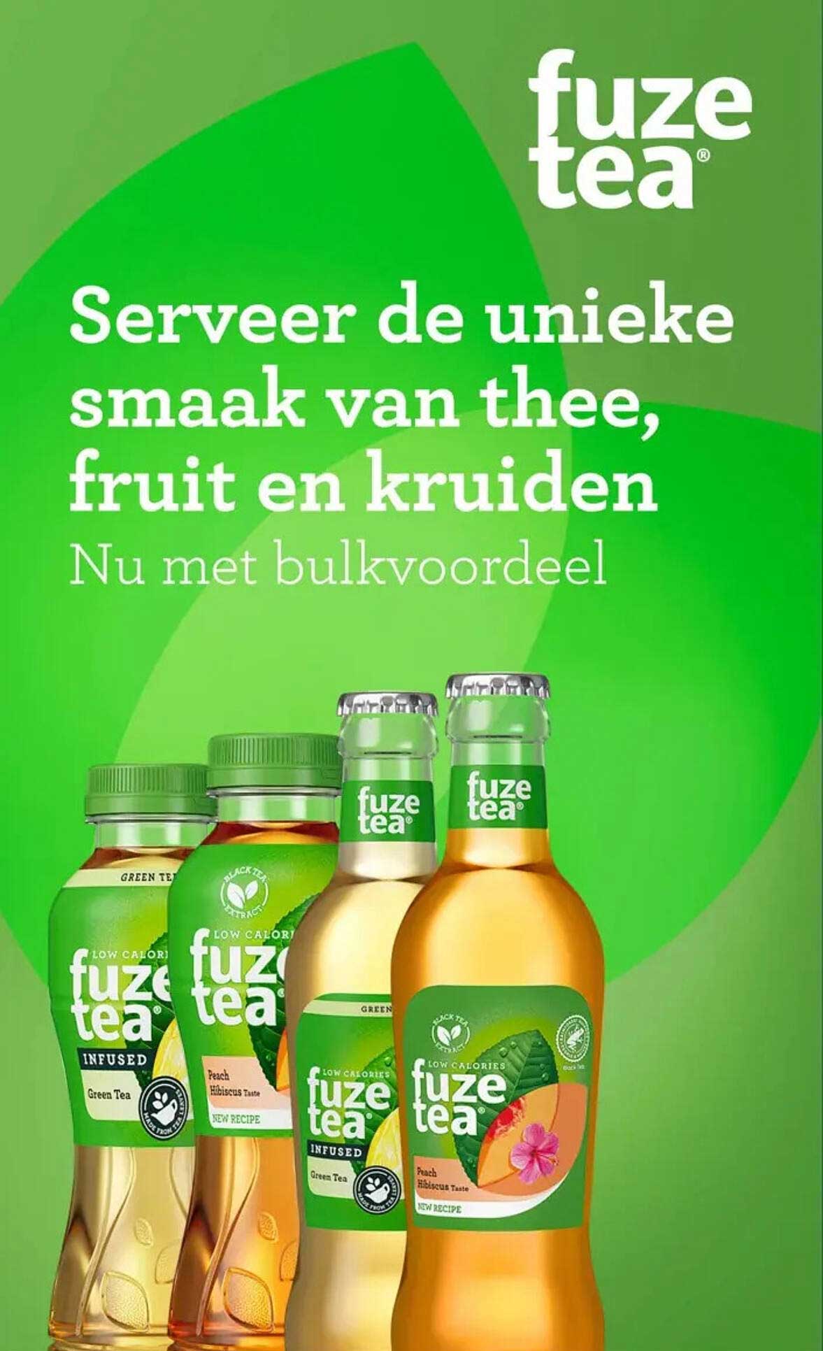 Fuze Tea - Unieke smaak van thee, fruit en kruiden met bulkvoordeel