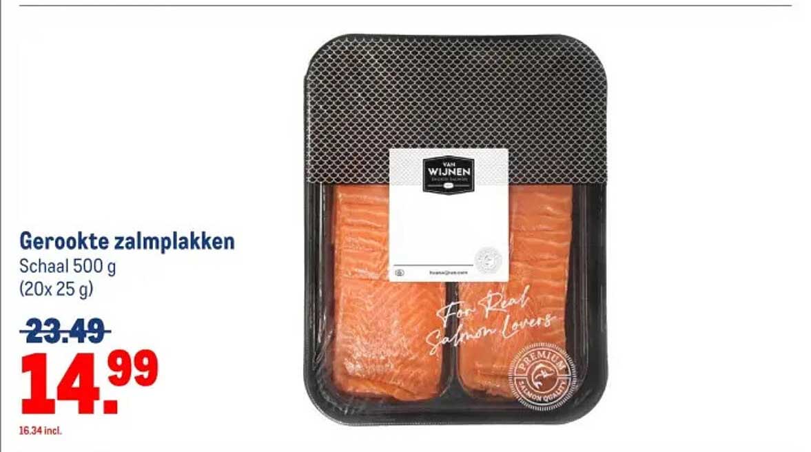 Gerookte zalmplakken