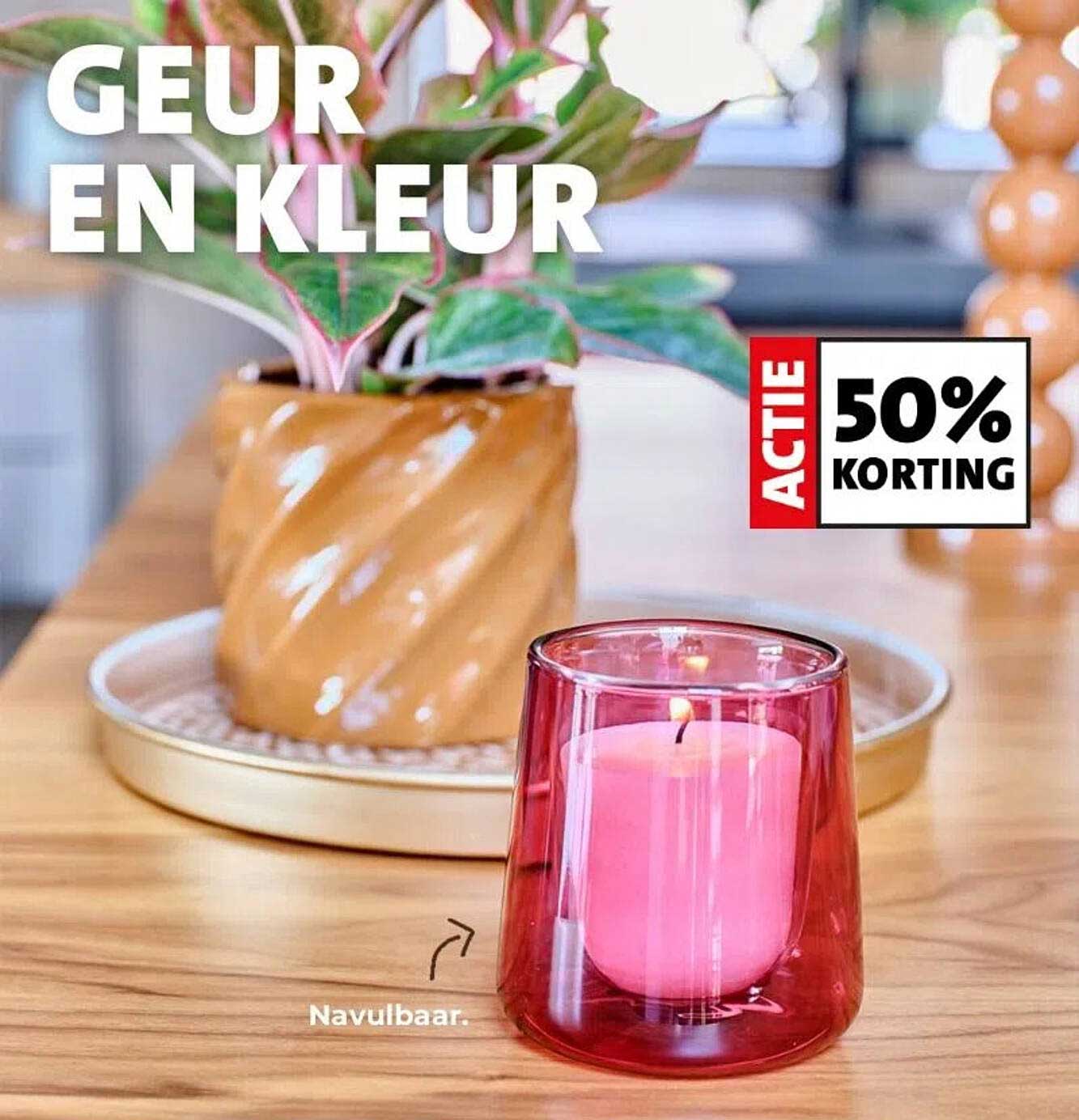GEUR EN KLEUR - 50% KORTING