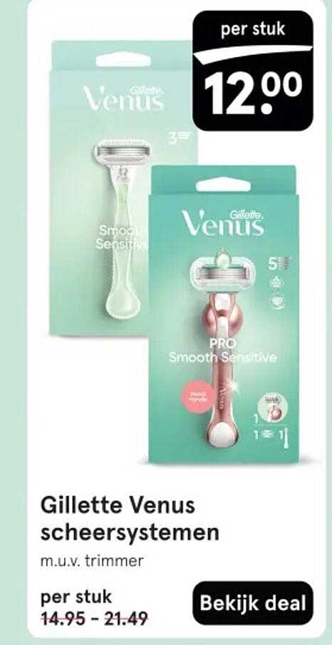 Gillette Venus scheersystemen m.u.v. trimmer
