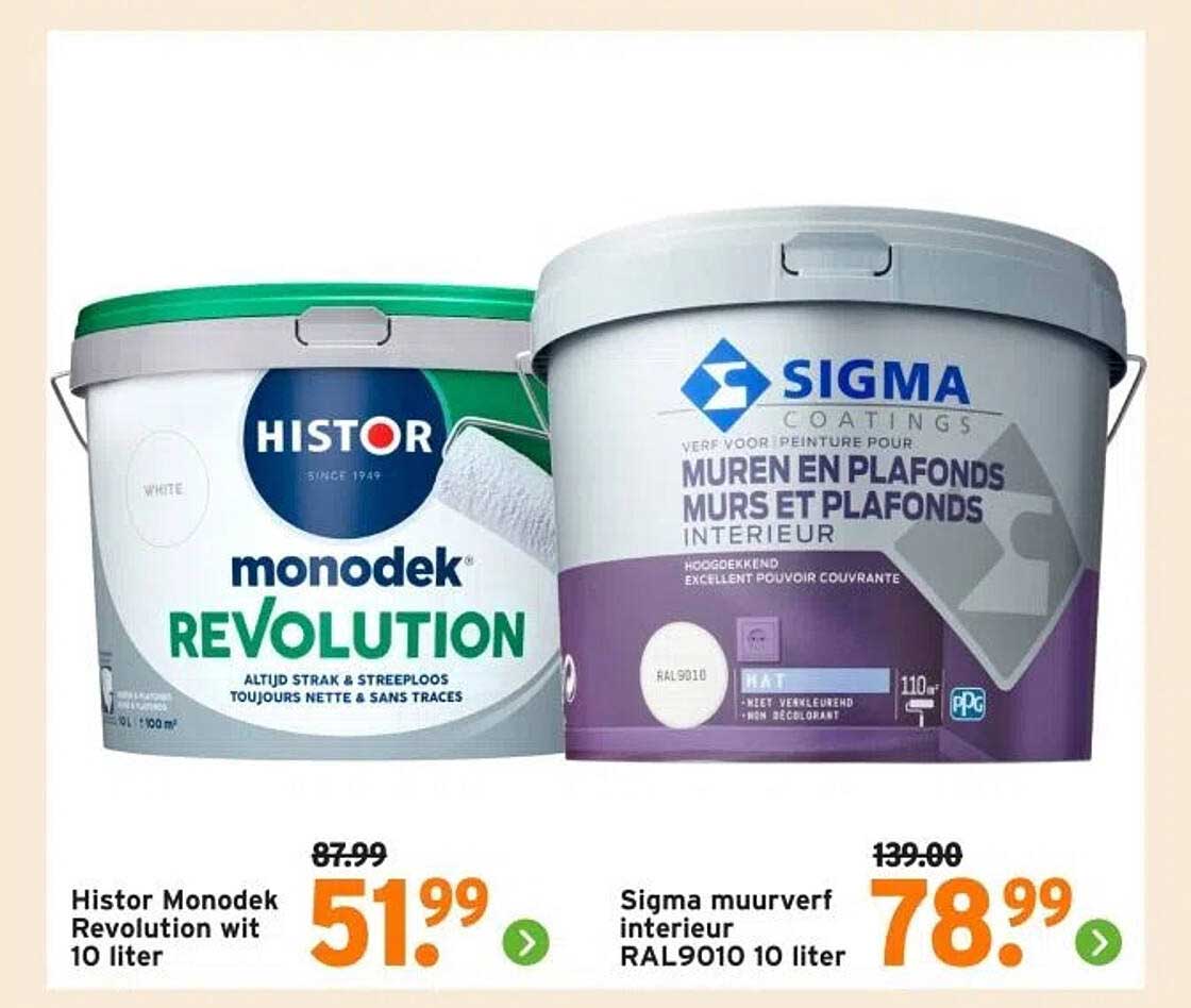 Histor Monodek Revolution wit 10 liter