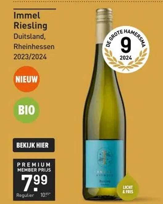 Immel Riesling Duitsland, Rheinhessen 2023/2024