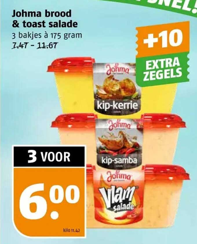 Johma brood & toast salade