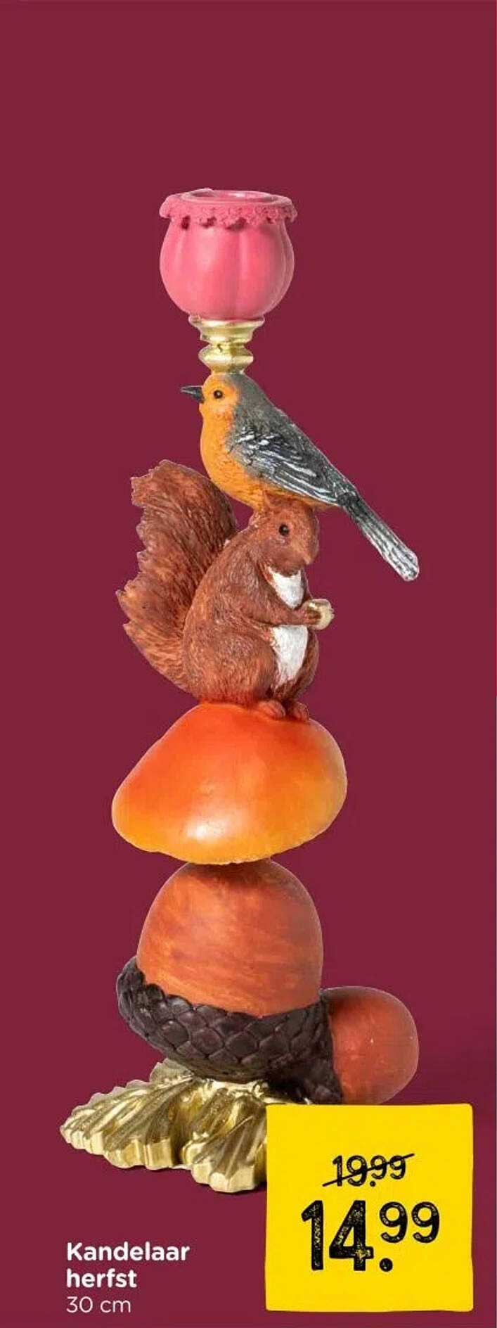 Kandelaar herfst 30 cm