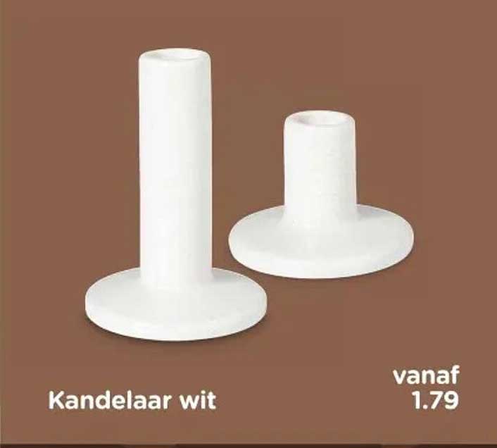 Kandelaar wit