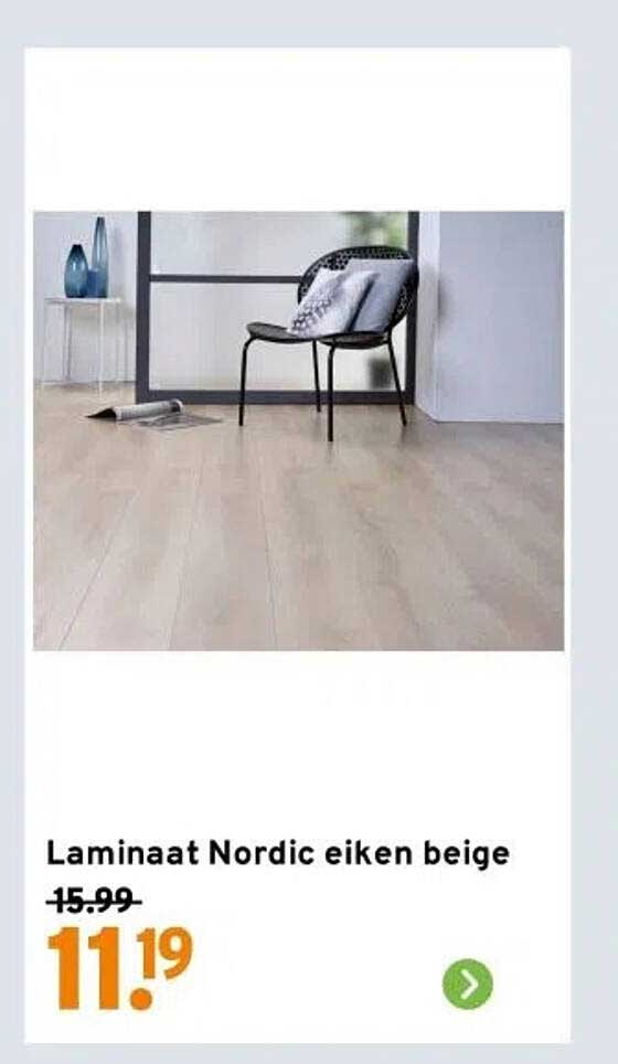 Laminaat Nordic eiken beige