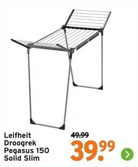 Leifheit Droogrek Pegasus 150 Solid Slim