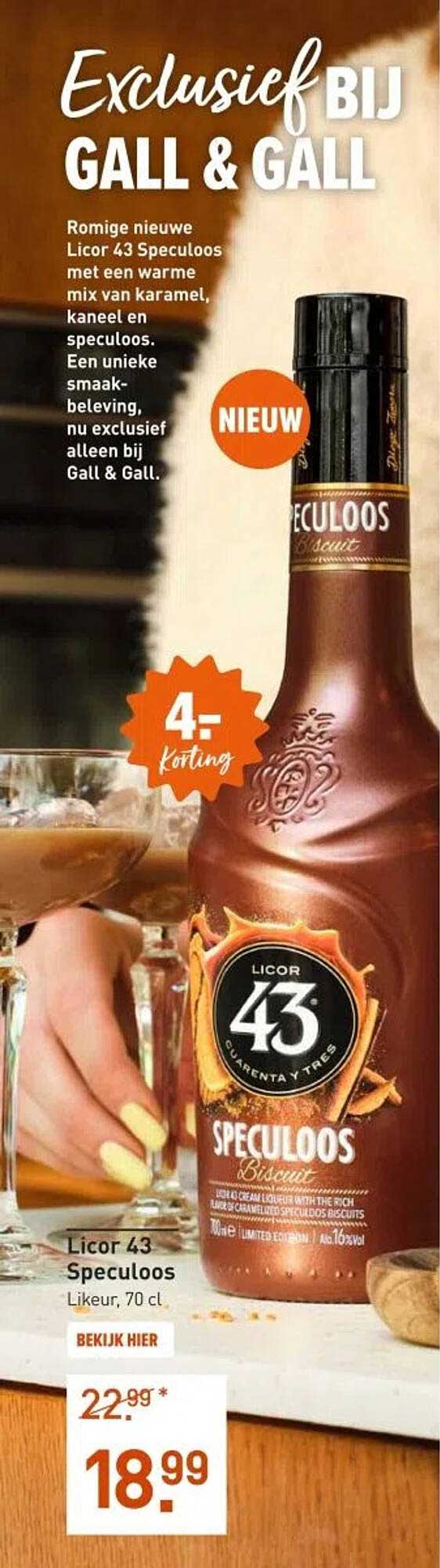 Licor 43 Speculoos Likeur, 70 cl