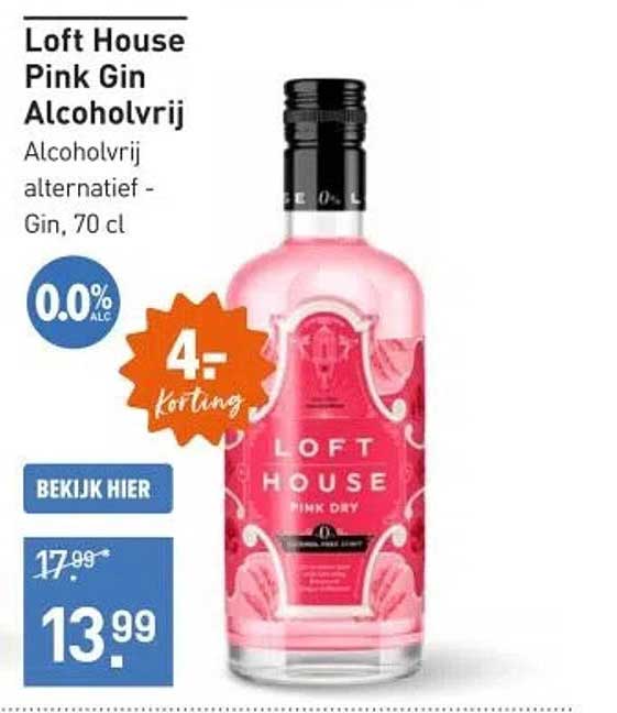 Loft House Pink Gin Alcoholvrij