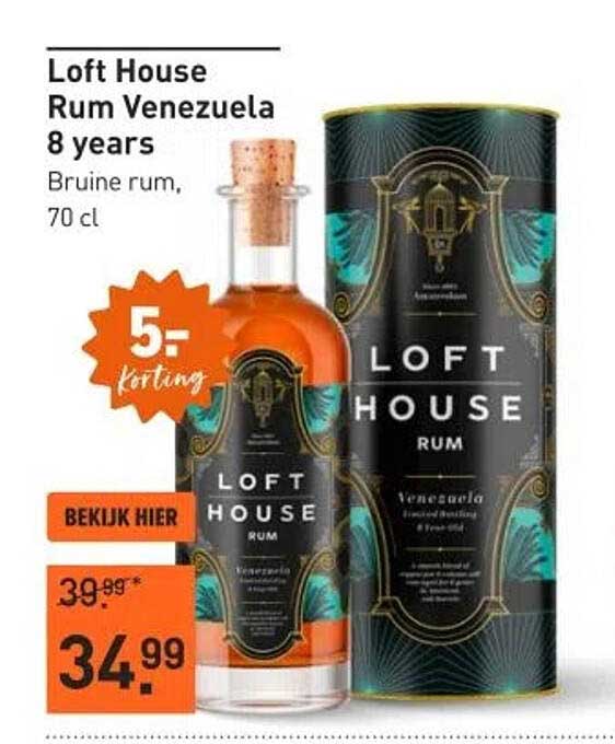 Loft House Rum Venezuela 8 years