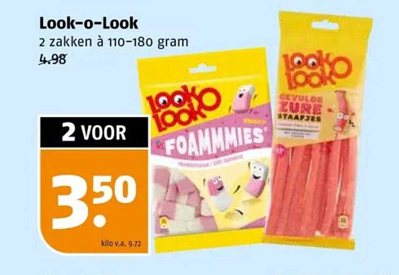 Look-o-Look 2 zakken à 110-180 gram