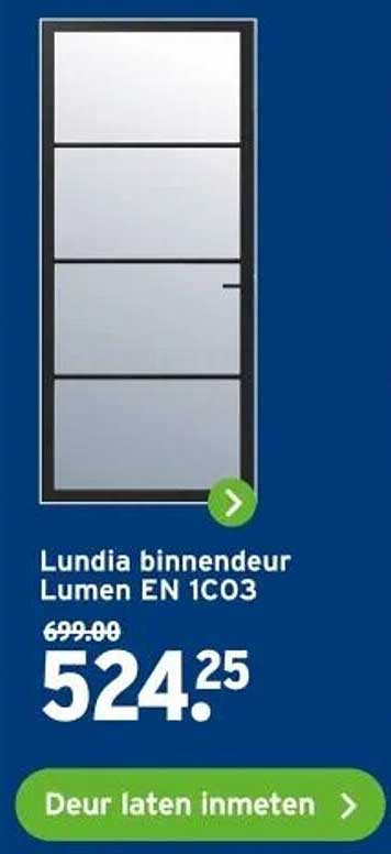 Lundia binnendeur Lumen EN 1C03