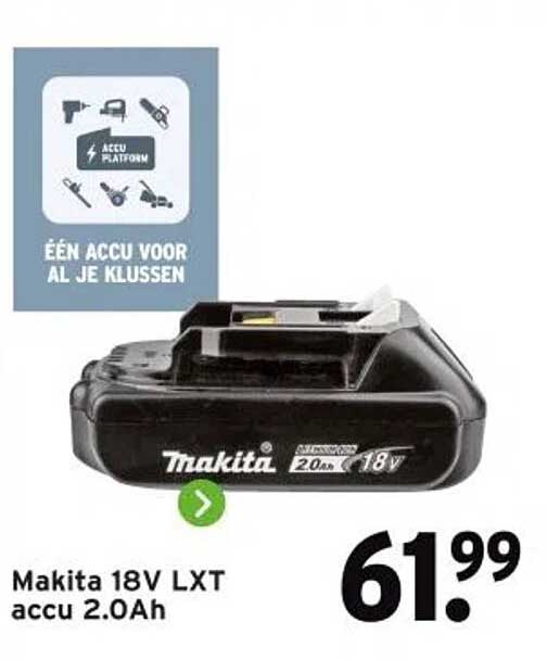 Makita 18V LXT accu 2.0Ah