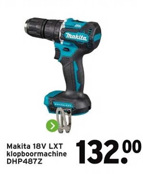 Makita 18V LXT klopboormachine DHP487Z