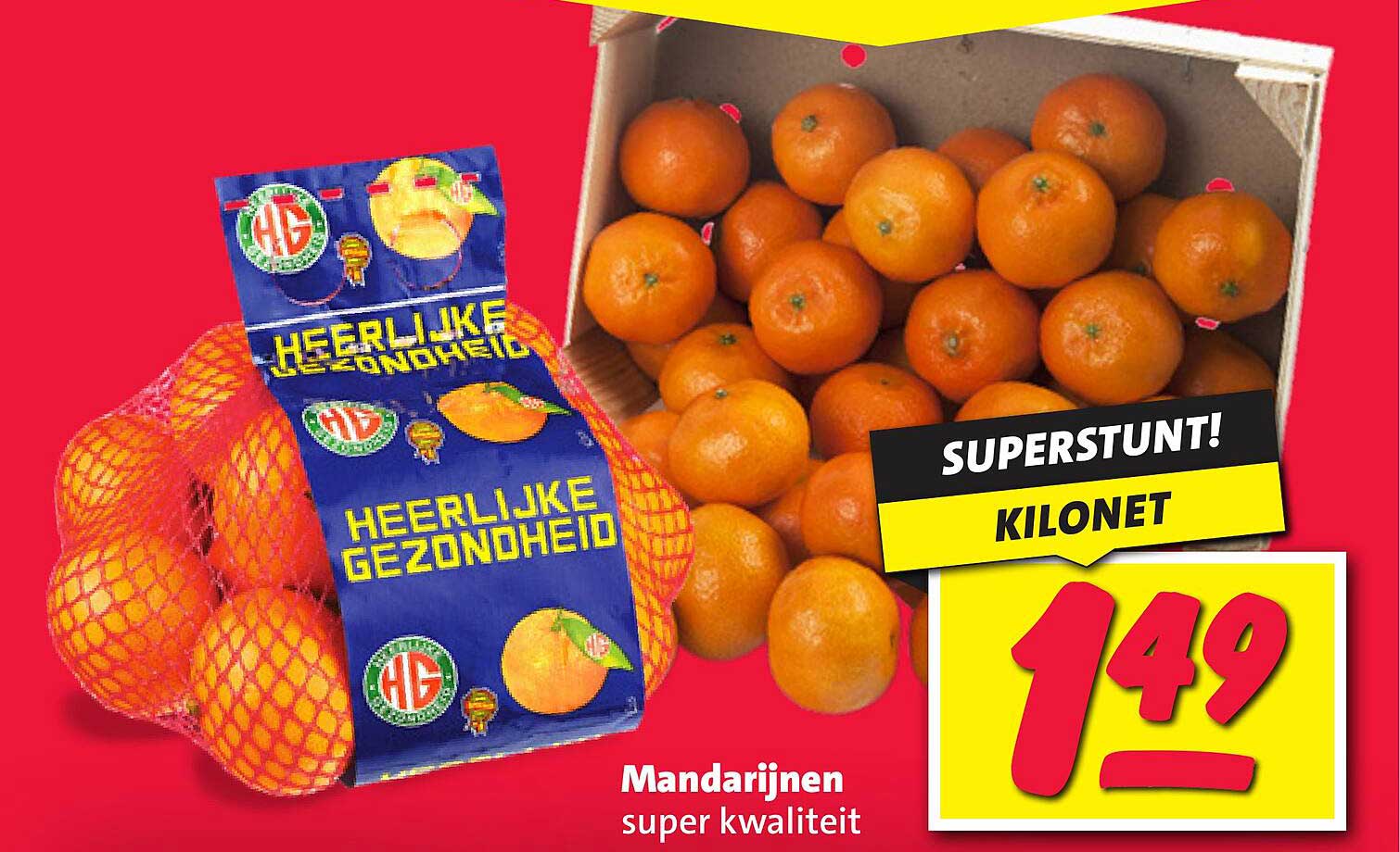 Mandarijnen super kwaliteit