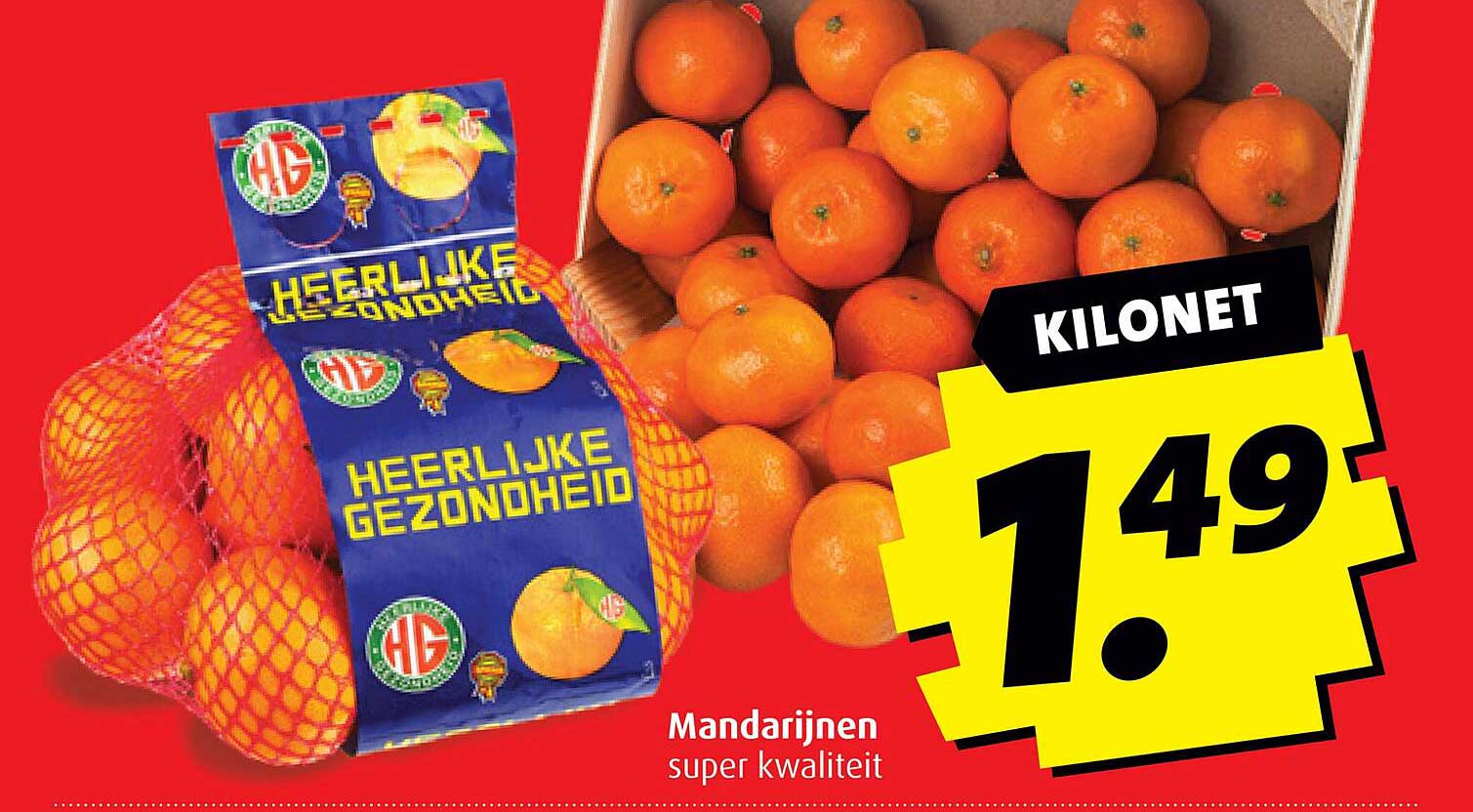 Mandarijnen super kwaliteit
