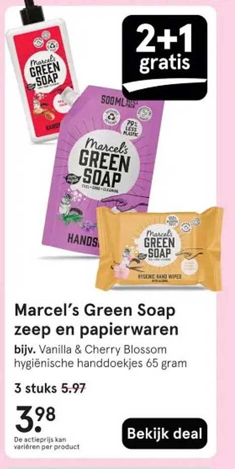 Marcel’s Green Soap zeep en papierwaren