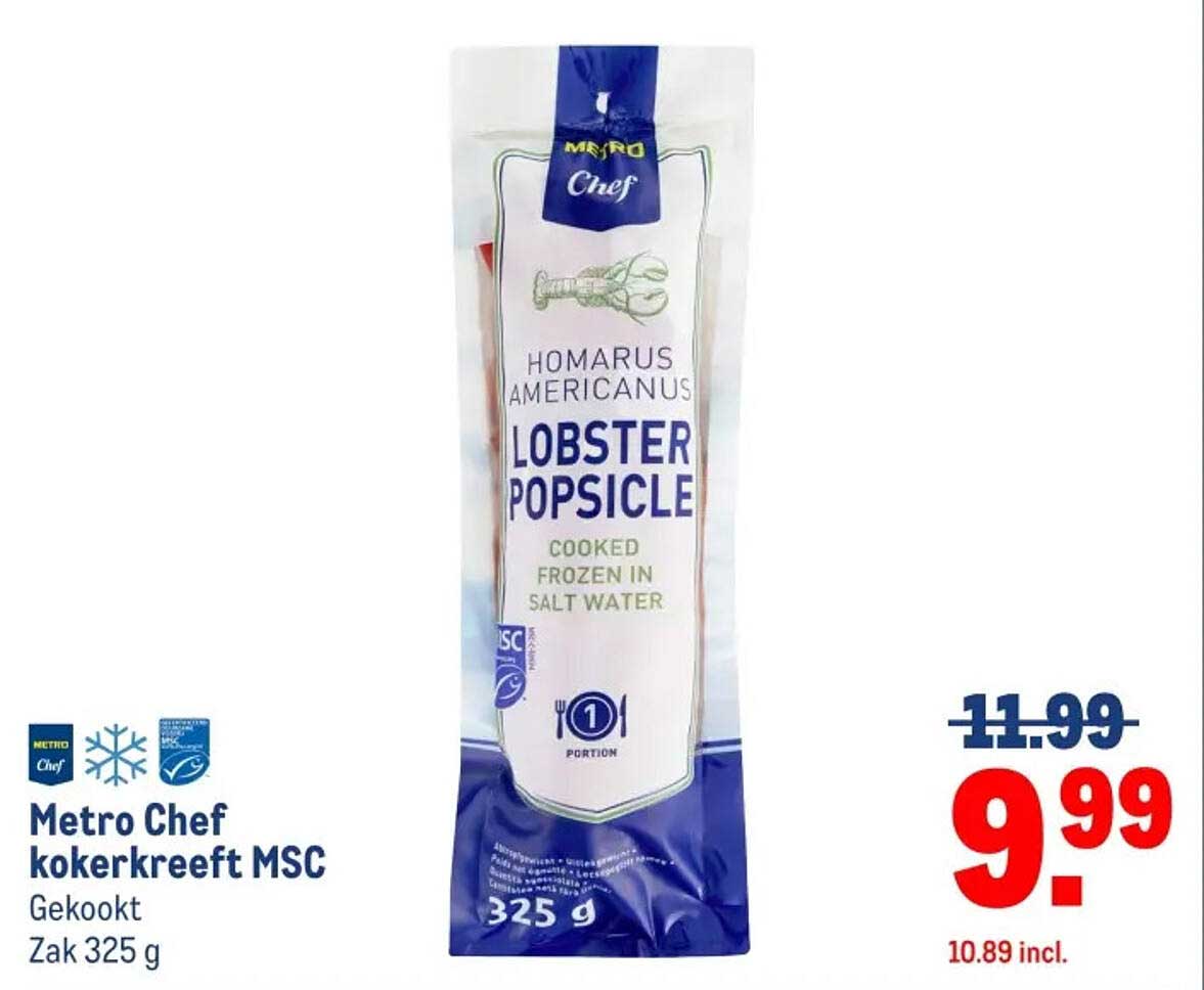 Metro Chef kokerkreeft MSC