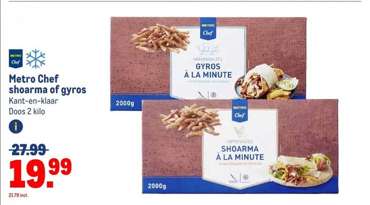 Metro Chef shoarma of gyros