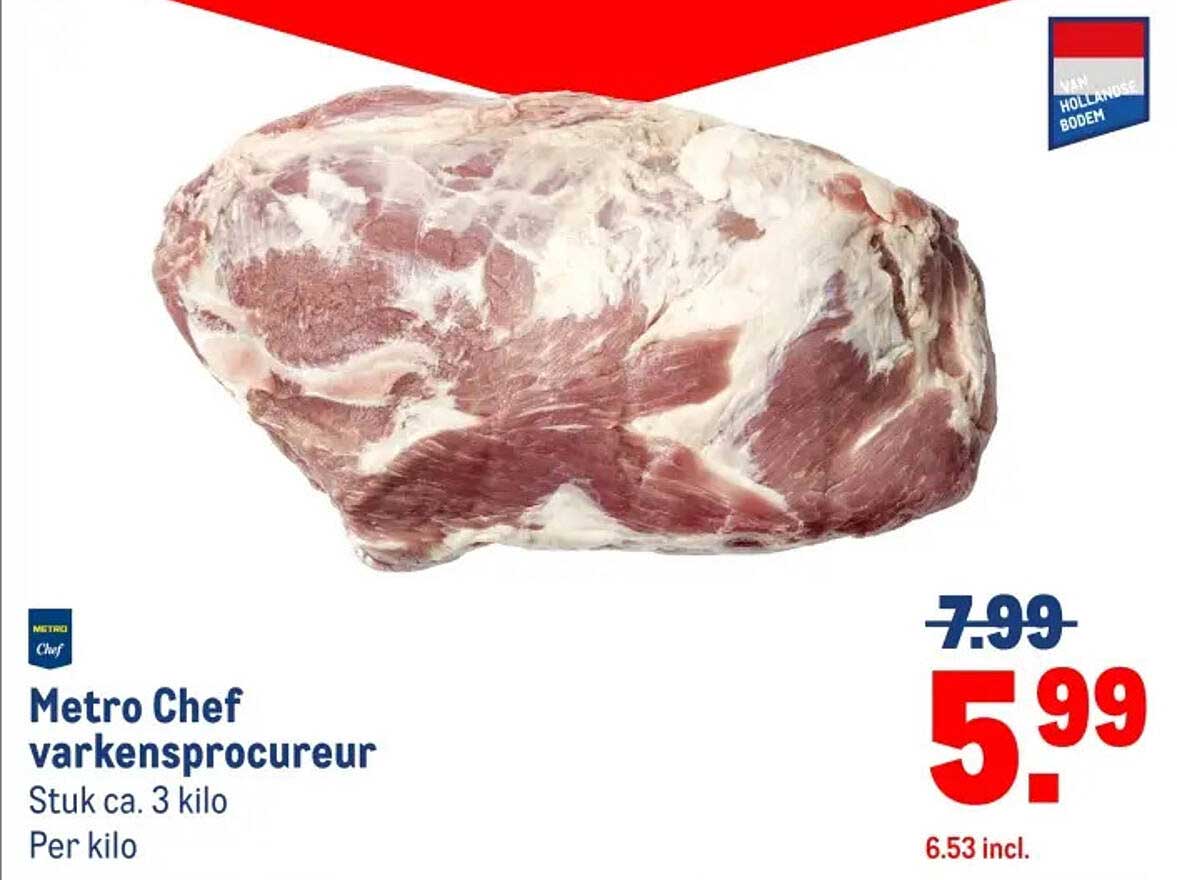Metro Chef varkensprocureur