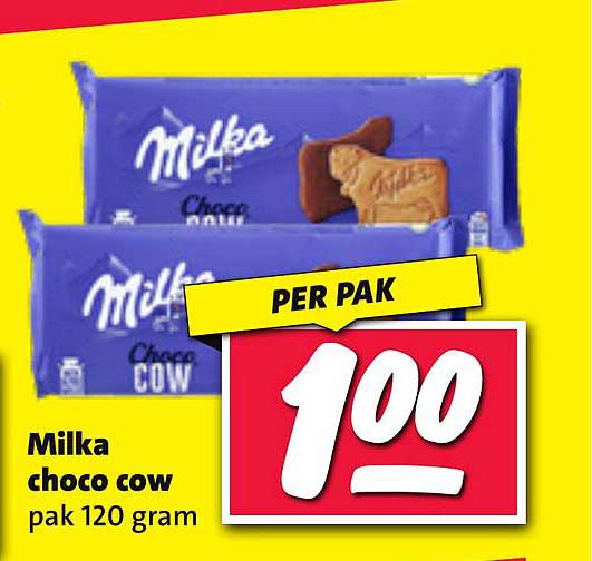 Milka choco cow pak 120 gram
