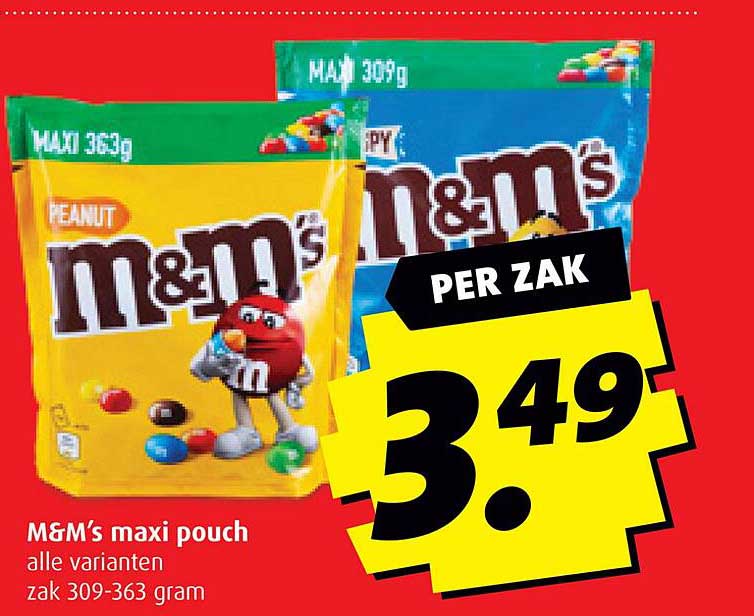 M&M's maxi pouch