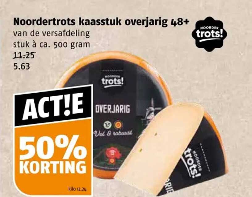Noordertrots kaassstuk overjarig 48+
