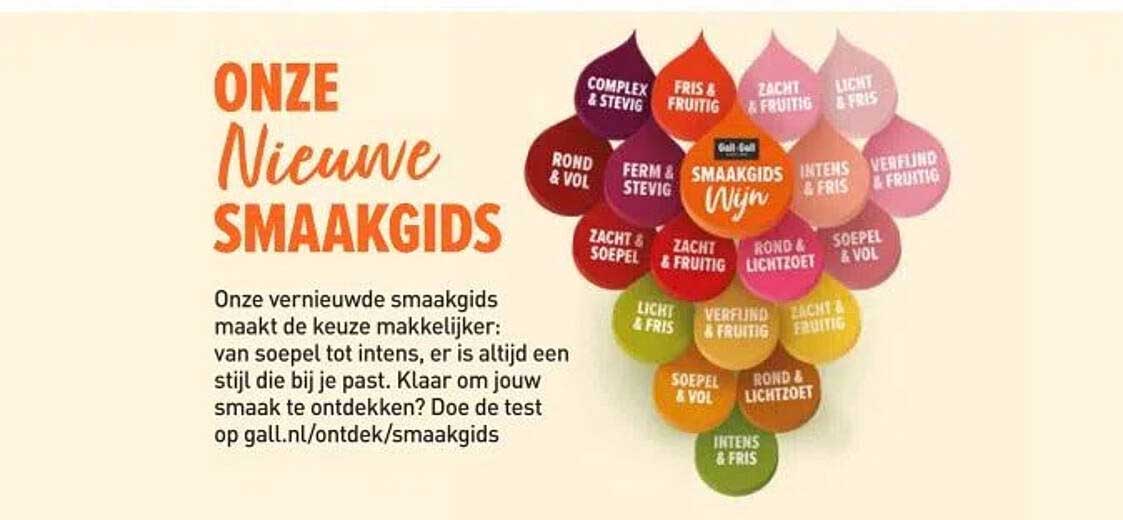 ONZE NIEUWE SMAAKGIDS